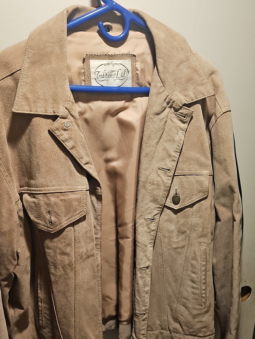 Marlynn Traditions Ltd Vintage Suede Jacket XL